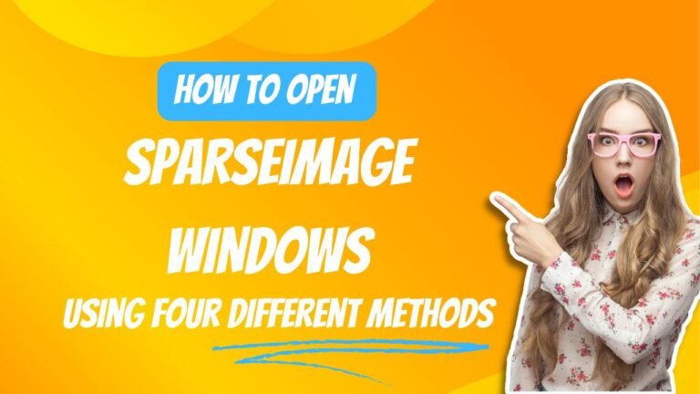 How To Open Sparseimage Windows